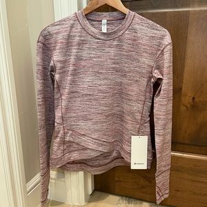 Lululemon NEW athletic long sleeve top sz M